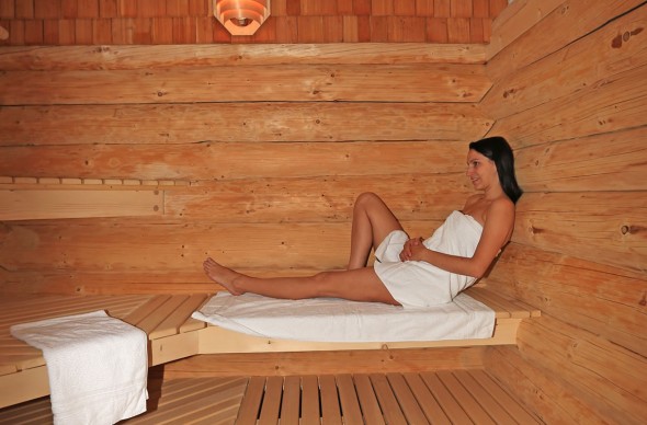 Saunabereich im 4-Sterne Wellnesshotel Lärchenhof in der Ramsau