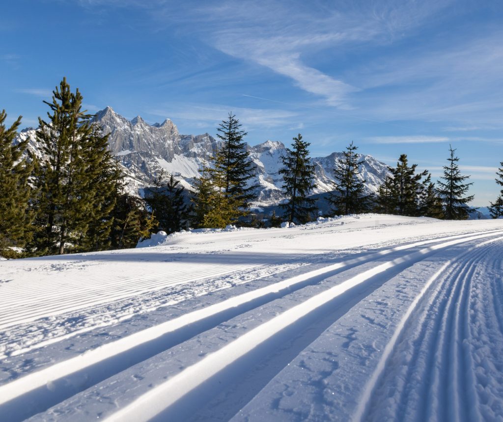 Ramsau im Winter mit Schnee