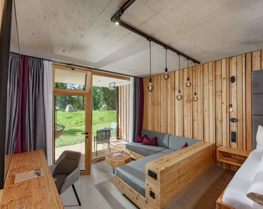 Natur-Juniorsuite im Naturhotel Lärchenhof in Ramsau am Dachstein